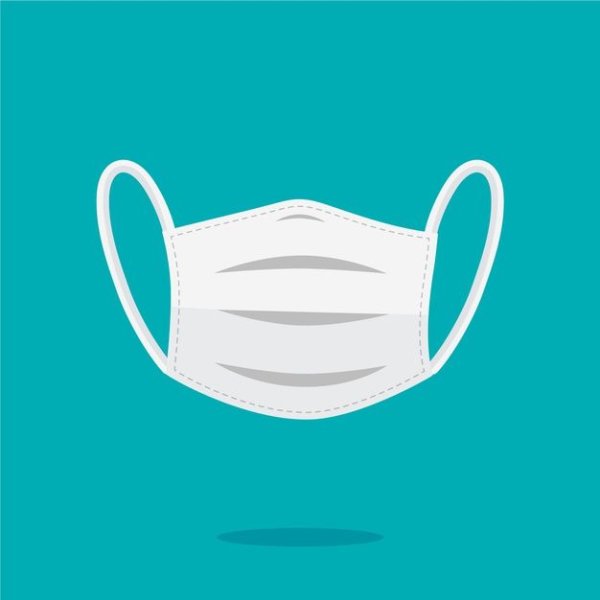 Медицинская маска вектро