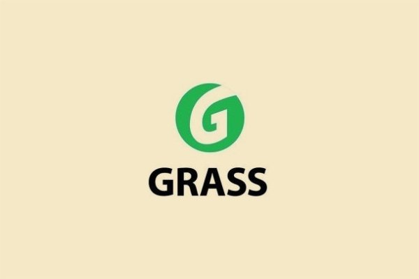 Mowing grass logo