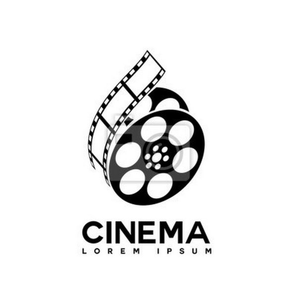 Кинотеатр логотип вектор