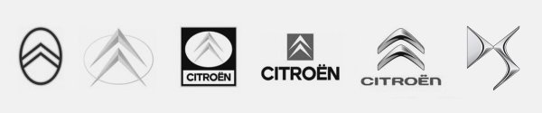 Эволюция логотипа Ситроен