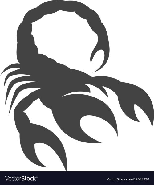 Скорпион силуэт