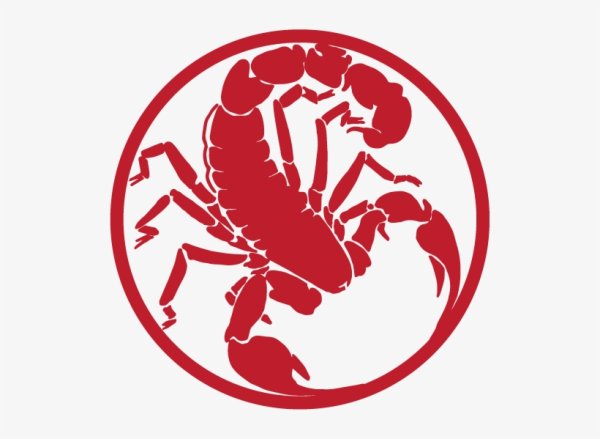 Скорпион печать