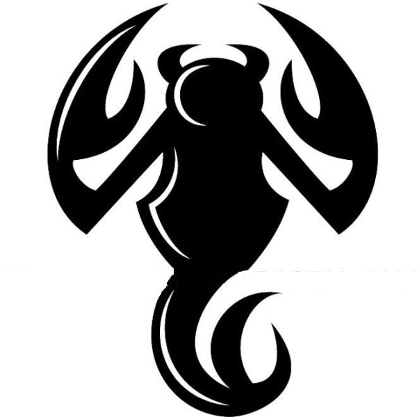 Знаки зодиака черно белые