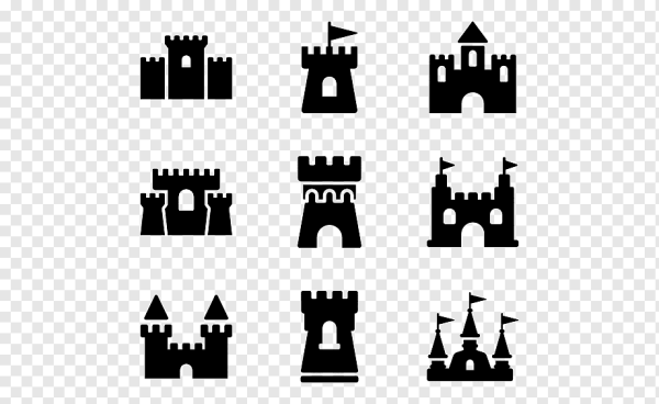 Силуэт средневекового города