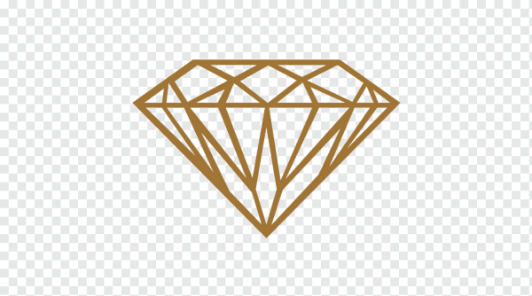 Золотой бриллиант вектор