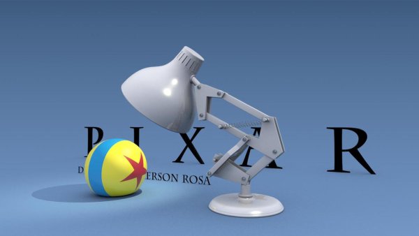 Pixar логотип лампа