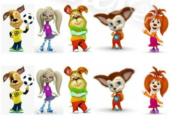 Герои мультфильма Барбоскины для детей