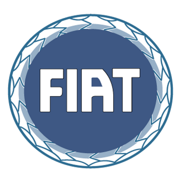 Лого Фиат синий