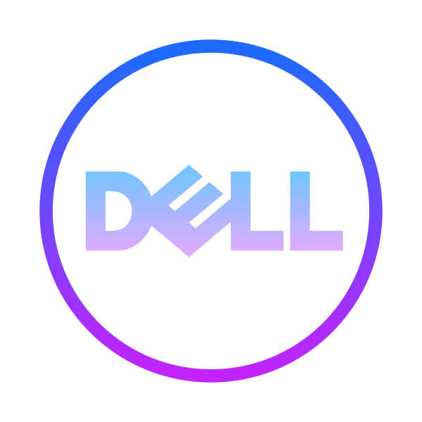 Dell логотип на прозрачном фоне