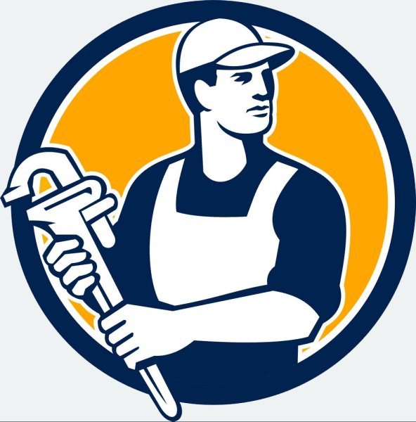 Значок слесаря сантехника