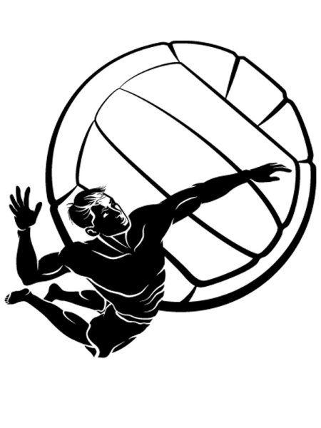 Волейбол силуэт