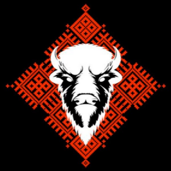 Бизон значок