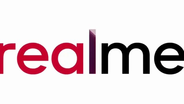 Realme логотип на смартфон