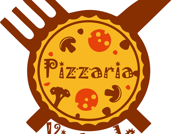 Пицца надпись