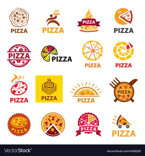 Пицца лого дизайн