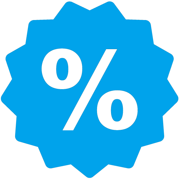 Значок скидки