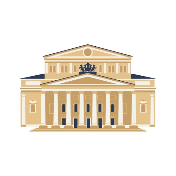 Большой театр в Москве вектор