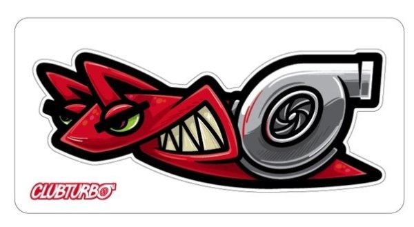 Турбо улитка наклейка