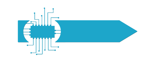 Микросхема без фона
