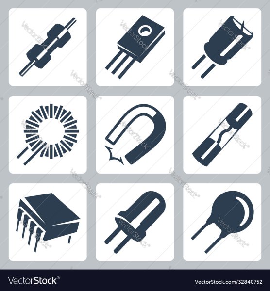 Значки радиодеталей