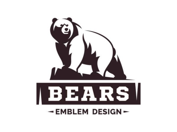 Логотип в виде медведя