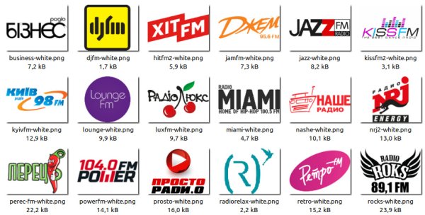 Логотипы радиостанций