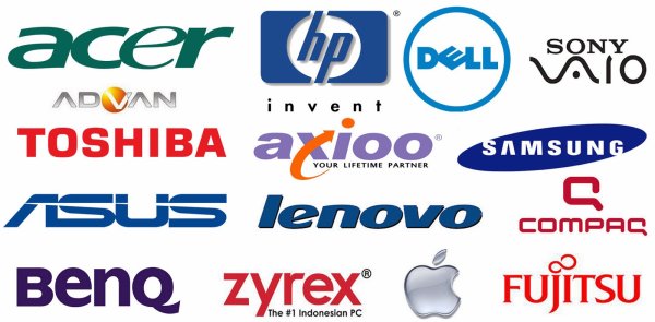 Логотипы ноутбуков