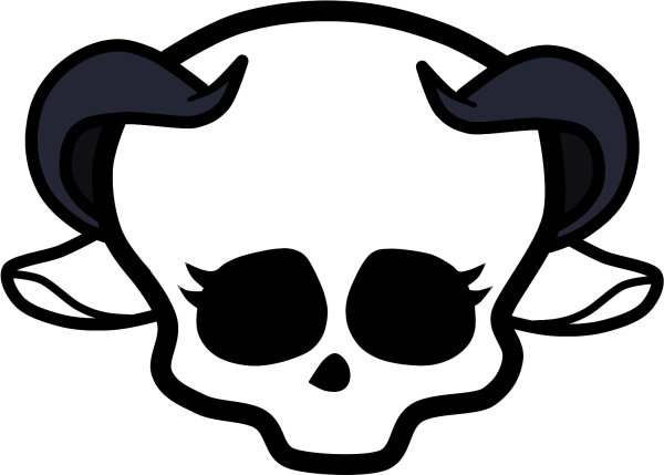 Значок монстр Хай на прозрачном фоне