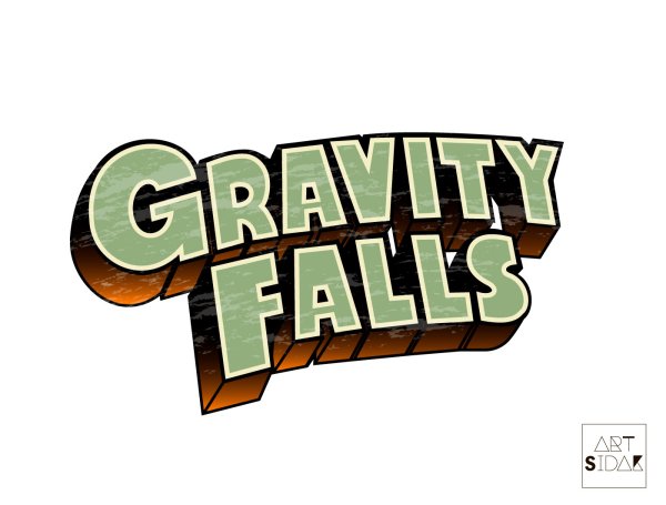 Гравити Фолз надпись