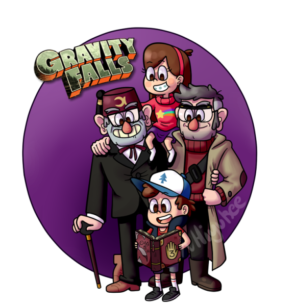 Гравити Фолз мультик надпись