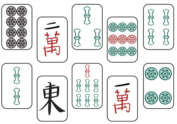 Раскраски Маджонг