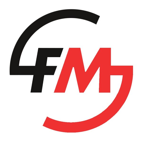 Логотип с буквой fm