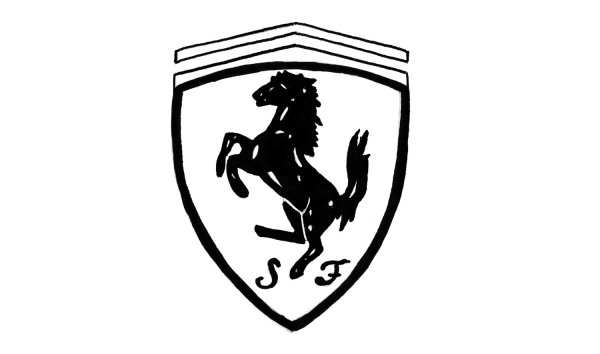 Значок Феррари вектор