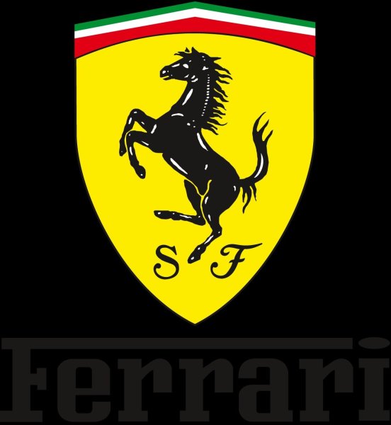 Гарцующий жеребец Феррари