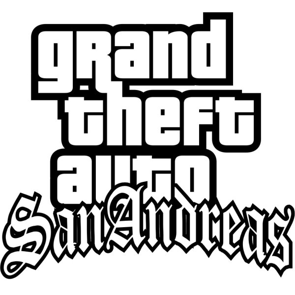 GTA sa logo без фона