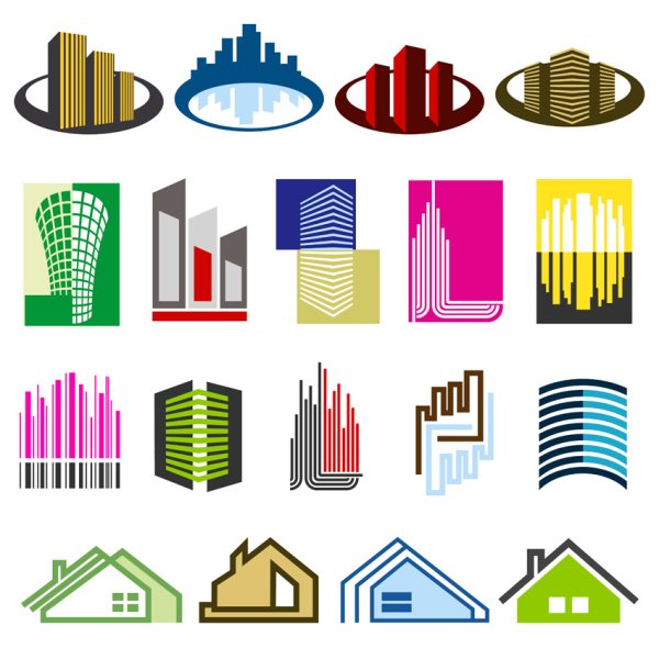 Логотип для строительной компании креативный