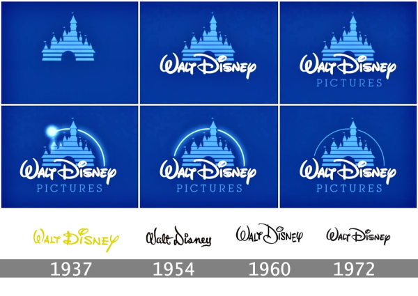 The Walt Disney Company логотип анимация