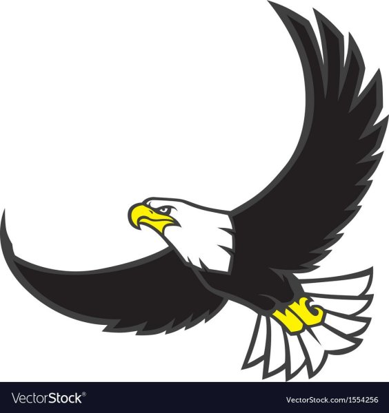 Орел мультяшное изображение