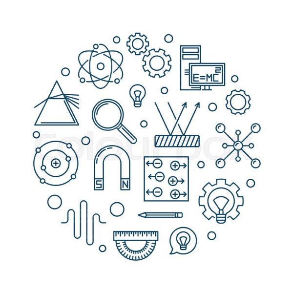 Значки связанные с физикой