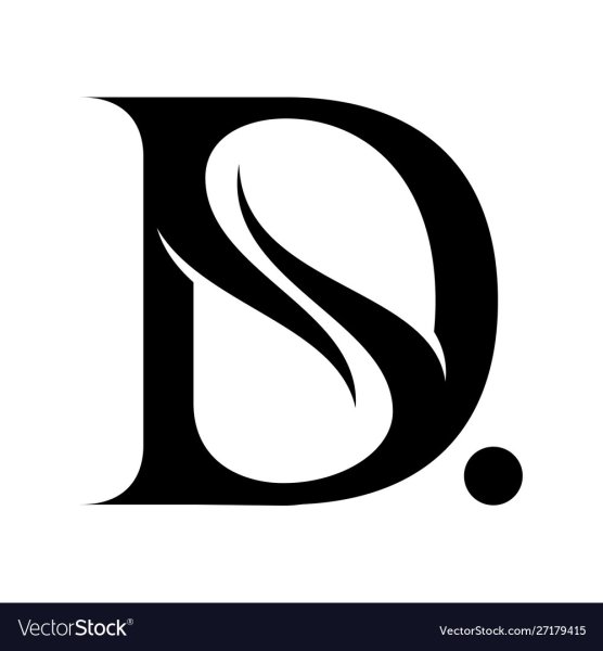 Буква d вектор