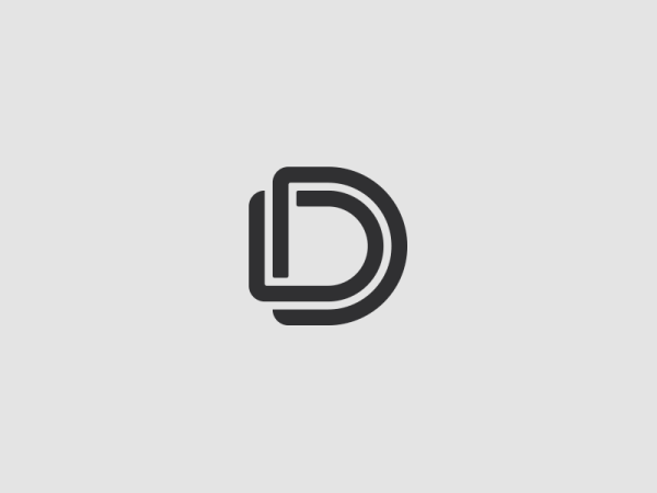 Логотип буквы DD