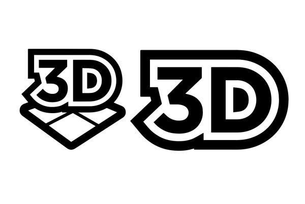 3d логотип