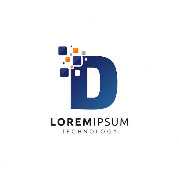 Логотип с буквой d