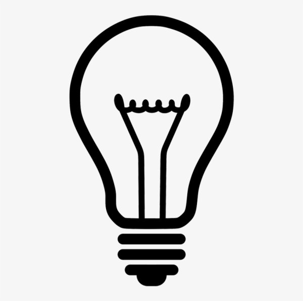 Стилизованная лампочка