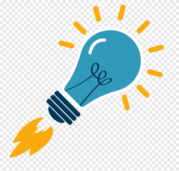 Значок лампочка идея