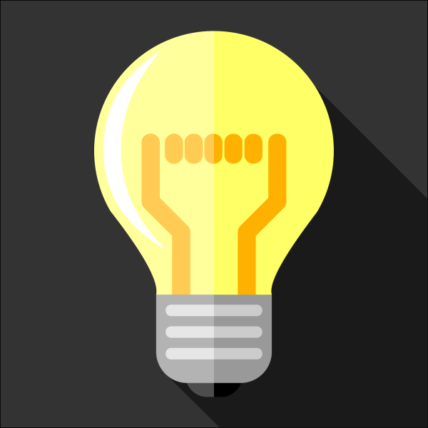 Лампочка пиктограмма