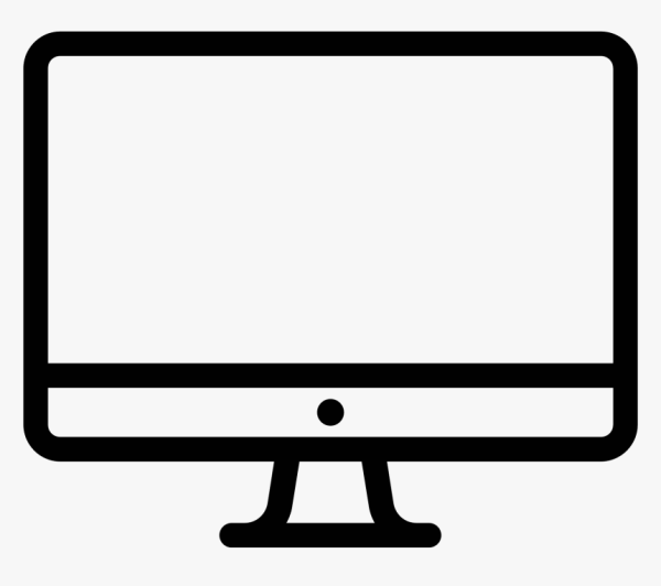 Векторное изображение компьютера