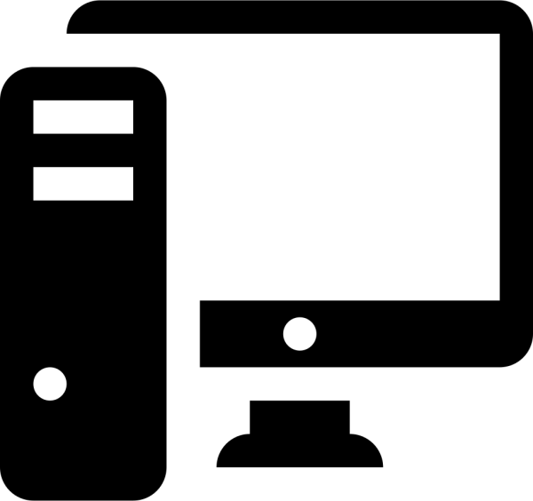 Векторные значки компьютер