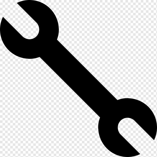 Значок гаечный ключ вектор