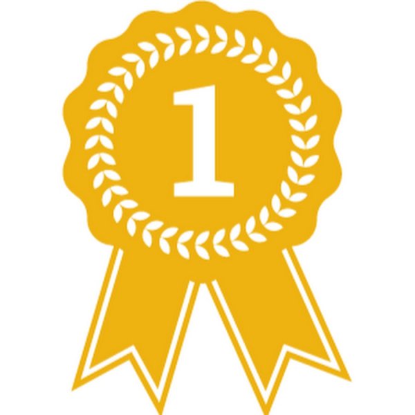 Значок первое место